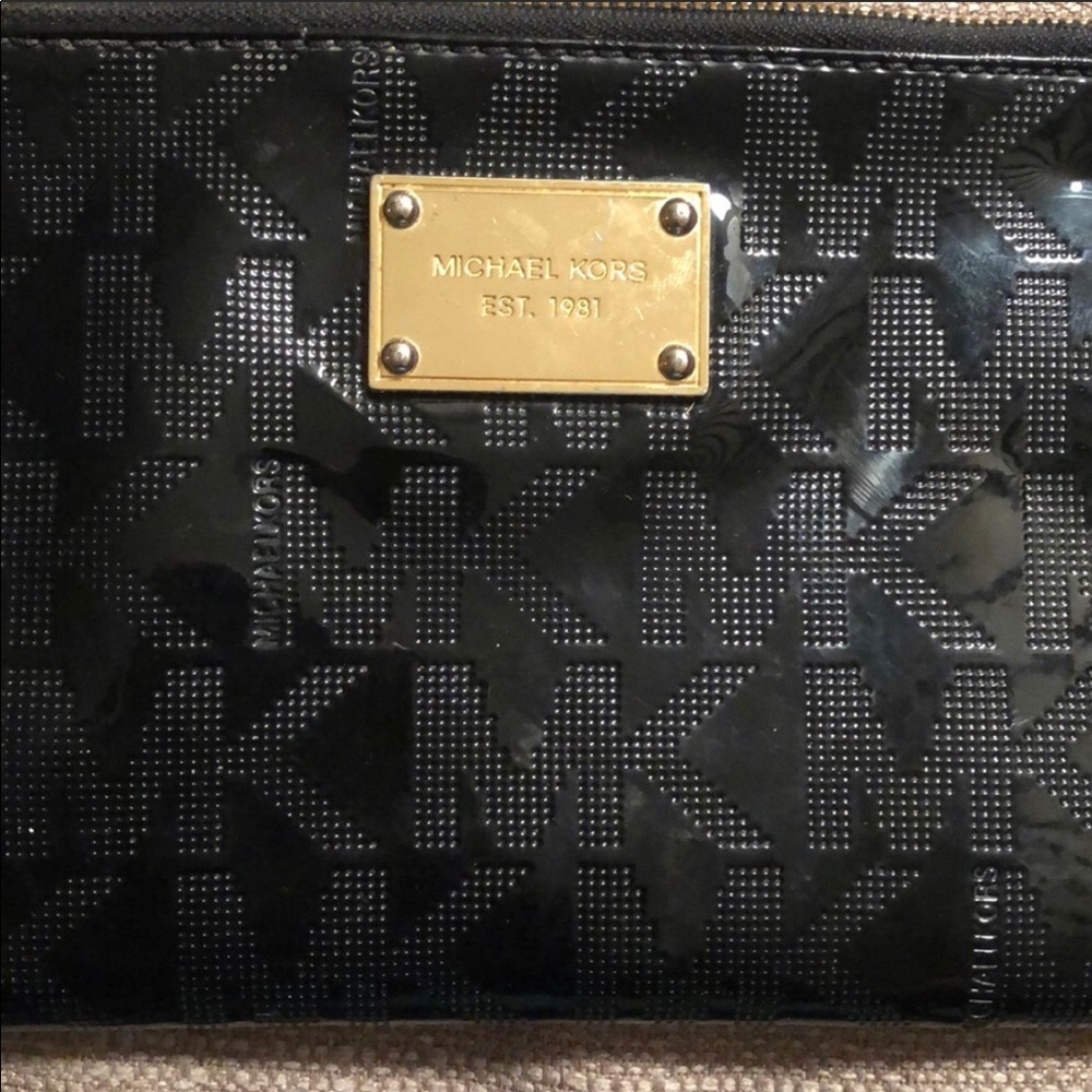MK Monogram Wallet Wristlet